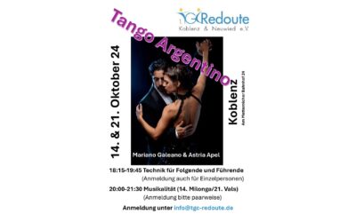 🌟 Trainieren mit den Besten: Tango-Argentino-Workshops mit Astria Apel und Mariano Galeano! 🌟