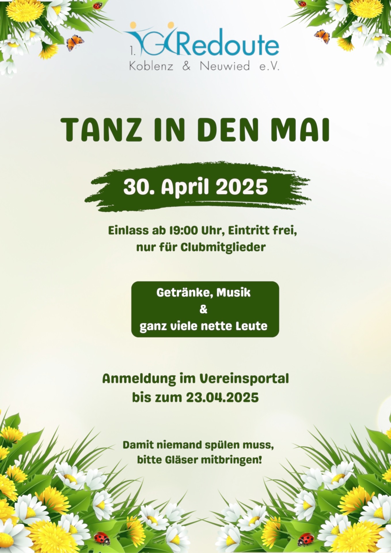 Plakat Tanz in den Mai 2025