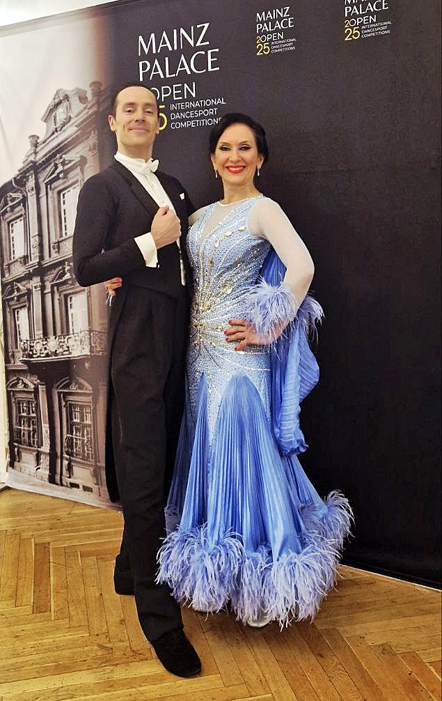 Viktoria Stelling und Benjamin Savor bei den Mainz Palace Open