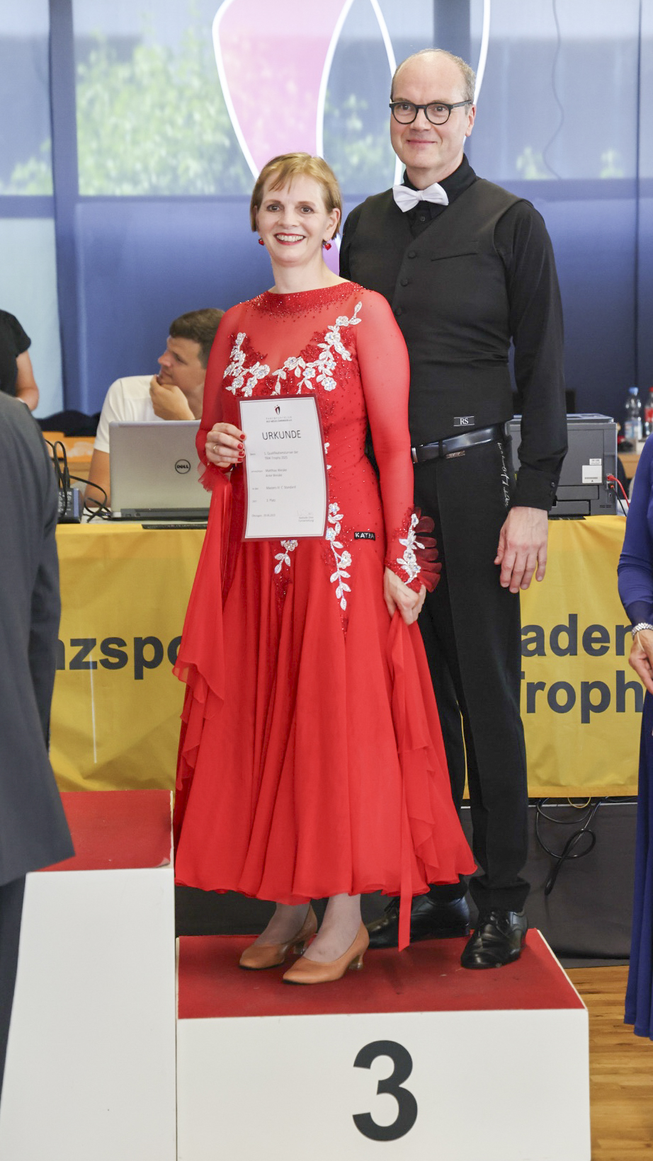 Anke und Mattias beim 1. Qualifikationsturnier der TBW-Trophy 2025 in Öhringen