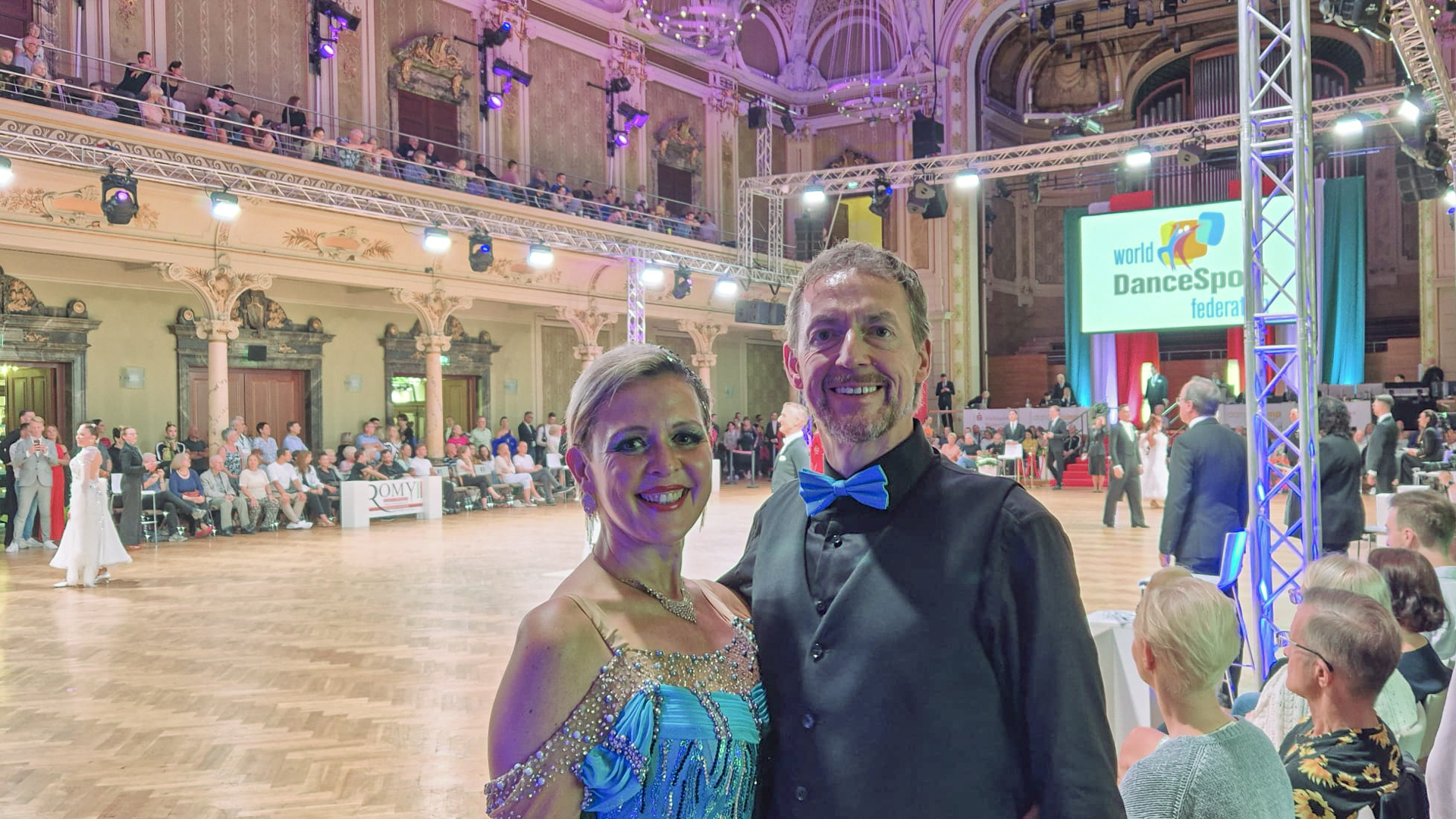Britta Fries und Reinhard Dötsch bei der DanceComp 2025 in Wuppertal