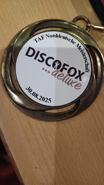 Medaille TAF Norddeutsche Meisterschaft Discofox