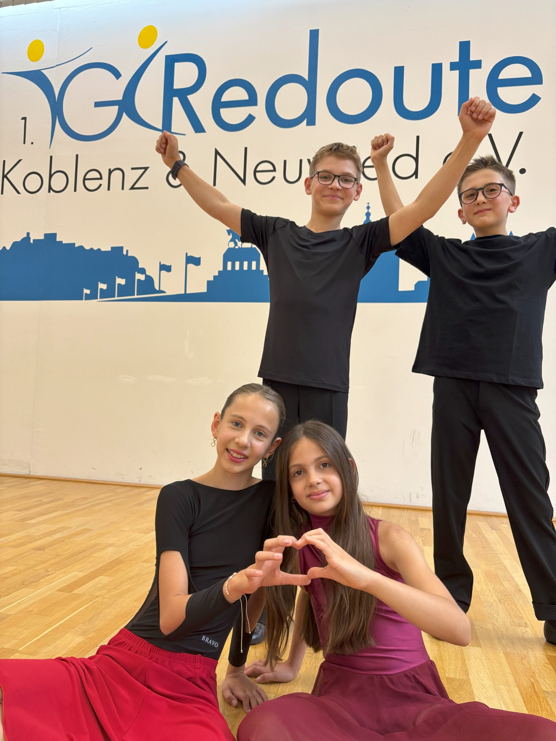 Marlene und Jan-Eric mit Mariella und Alexander