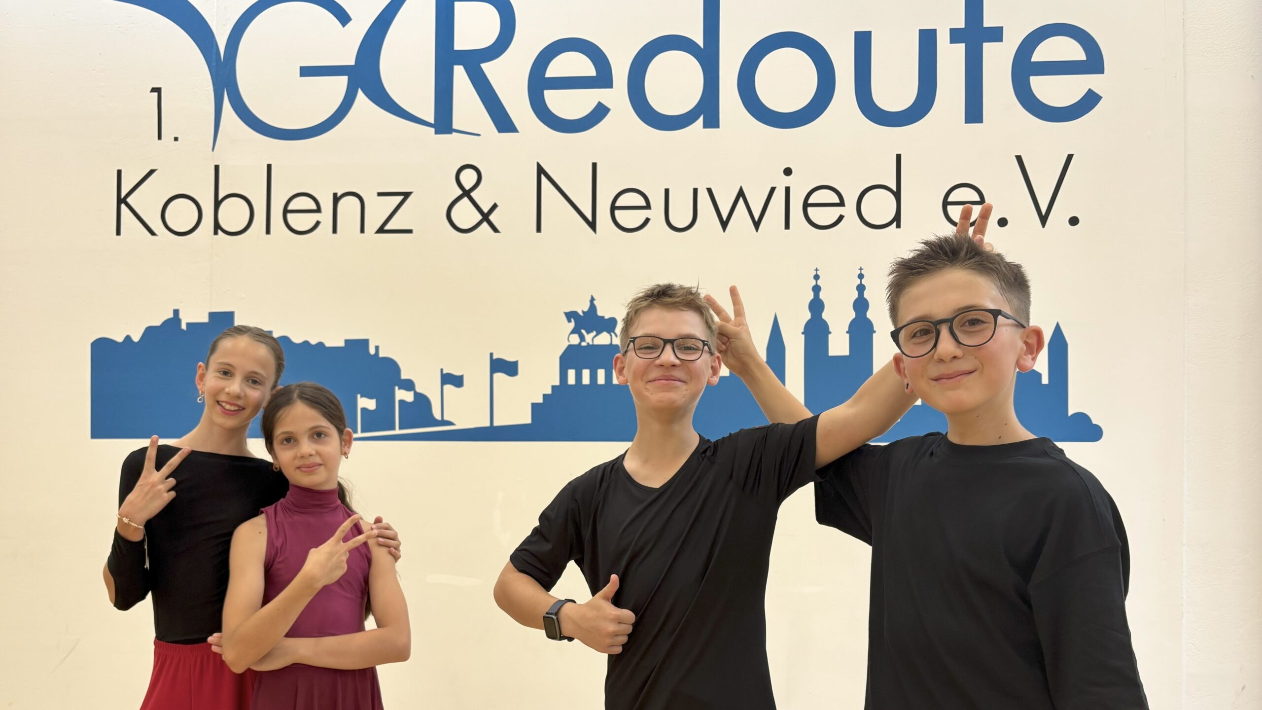 Marlene und Jan-Eric mit Mariella und Alexander