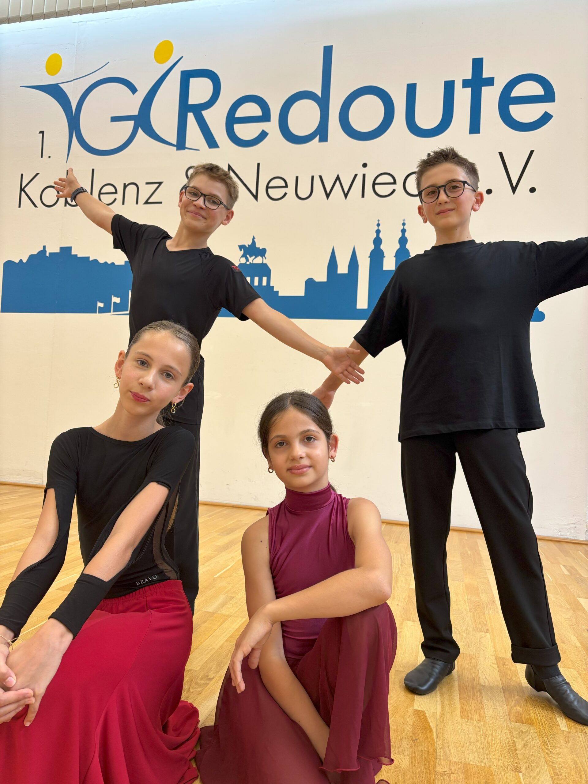Marlene und Jan-Eric mit Mariella und Alexander