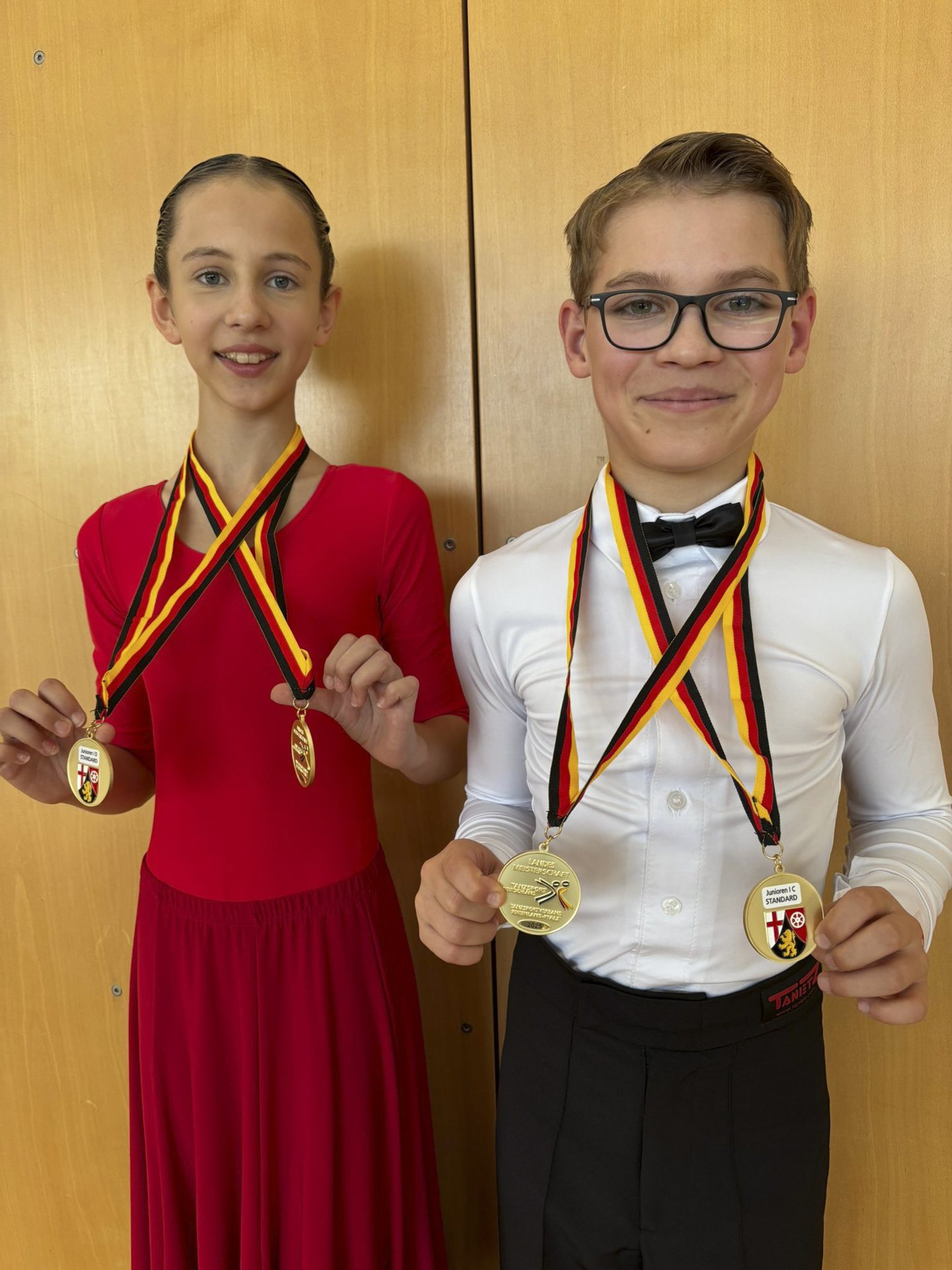 Marlene und Jan-Eric als Sieger bei der Landesmeisterschaft in Hermeskeil