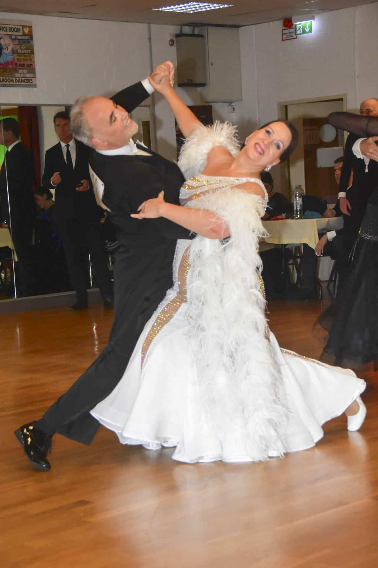 Iris und Dieter tanzen beim Herbstturnier in Viernheim