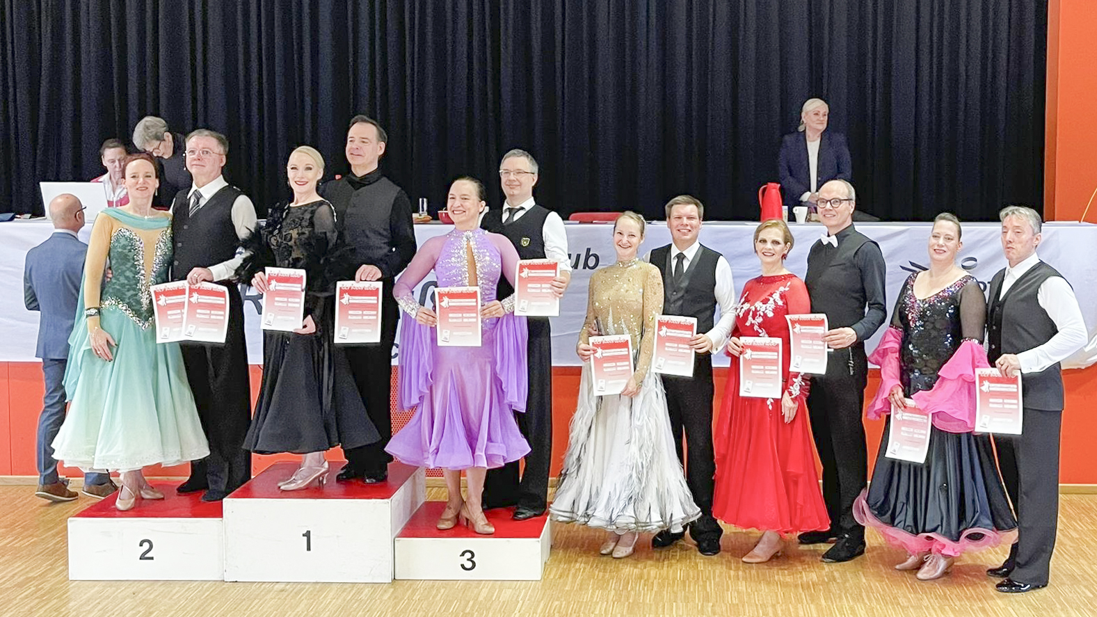 Anke und Matthias Weiske beim Jubiläumsturnier des TGC Rot Weiß Porz