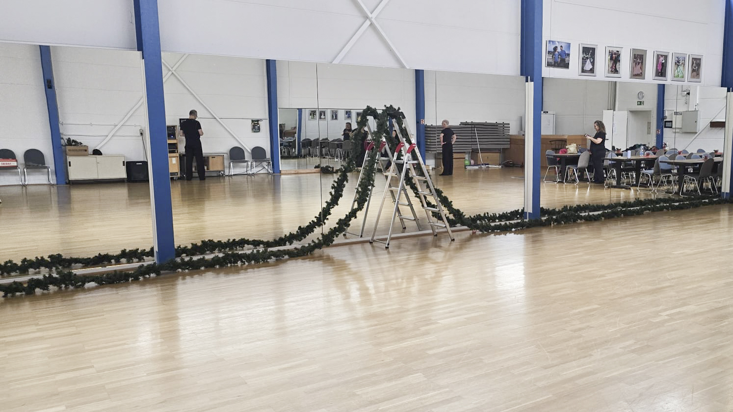 Weihnachtsdeko 2025_2 Aufbau der Weihnachtsdekoration 2025