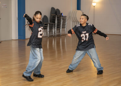 Neujahrsempfang 2026 - die Hiphopper Emma und Theo zeigten ihr Können