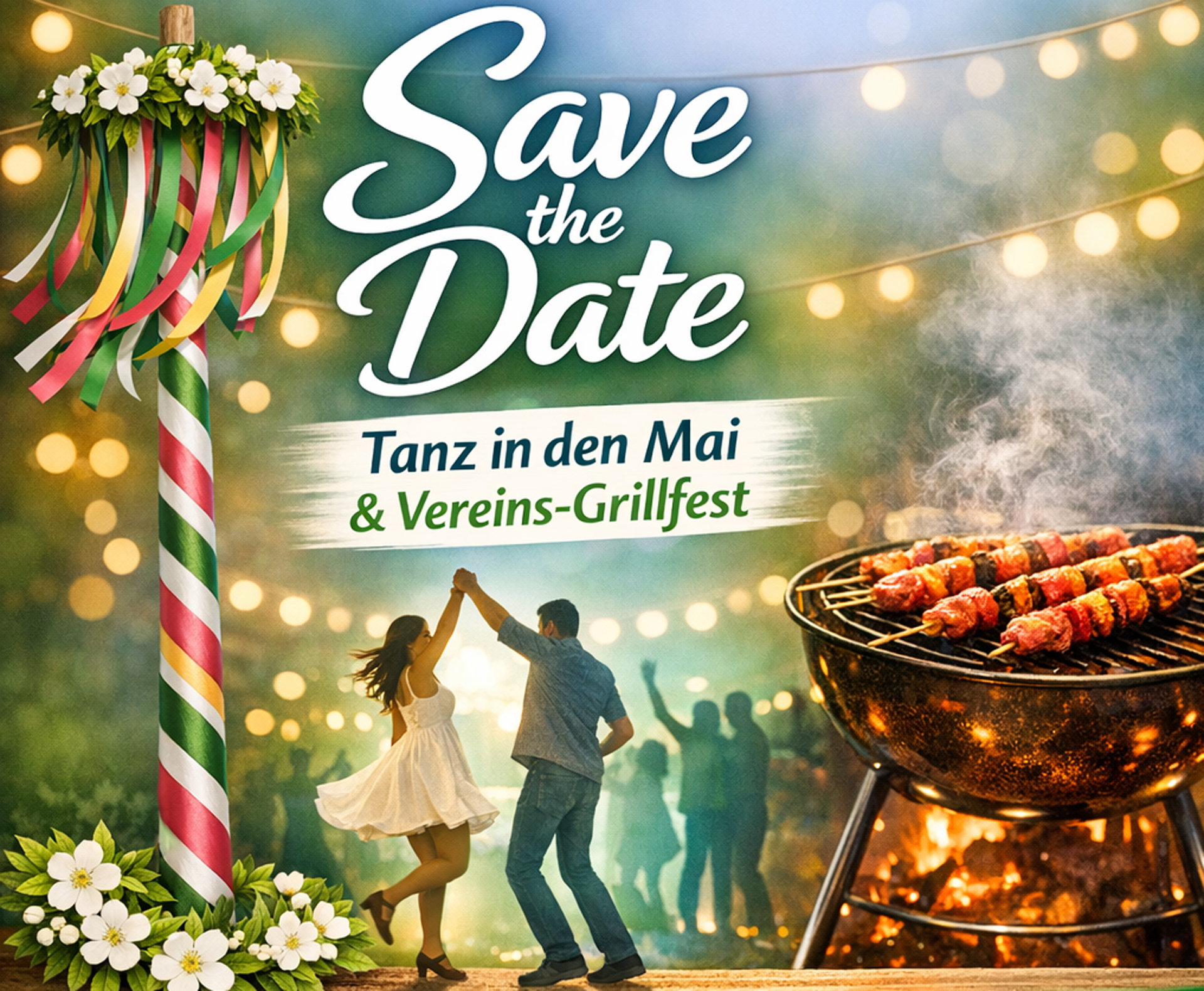 Plakat Save the Date f&uuml;r Vereinsfeste in 2026