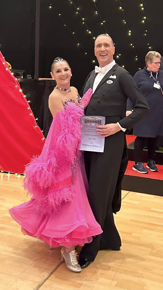 Heike und Andreas Wicht bei der Siegerehrung