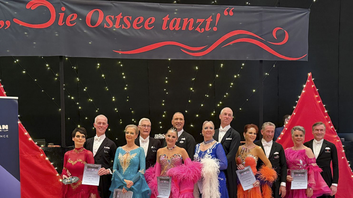 Heike und Andreas Wicht bei der Siegerehrung