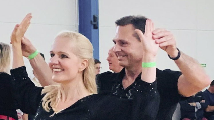 PetraEckiSueddeutsche2025‑2 Discofox‑Turnierpaar Petra Lahnstein und Ecki May