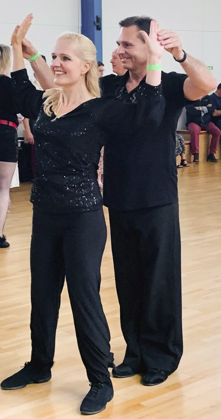 Discofox‑Turnierpaar Petra Lahnstein und Ecki May