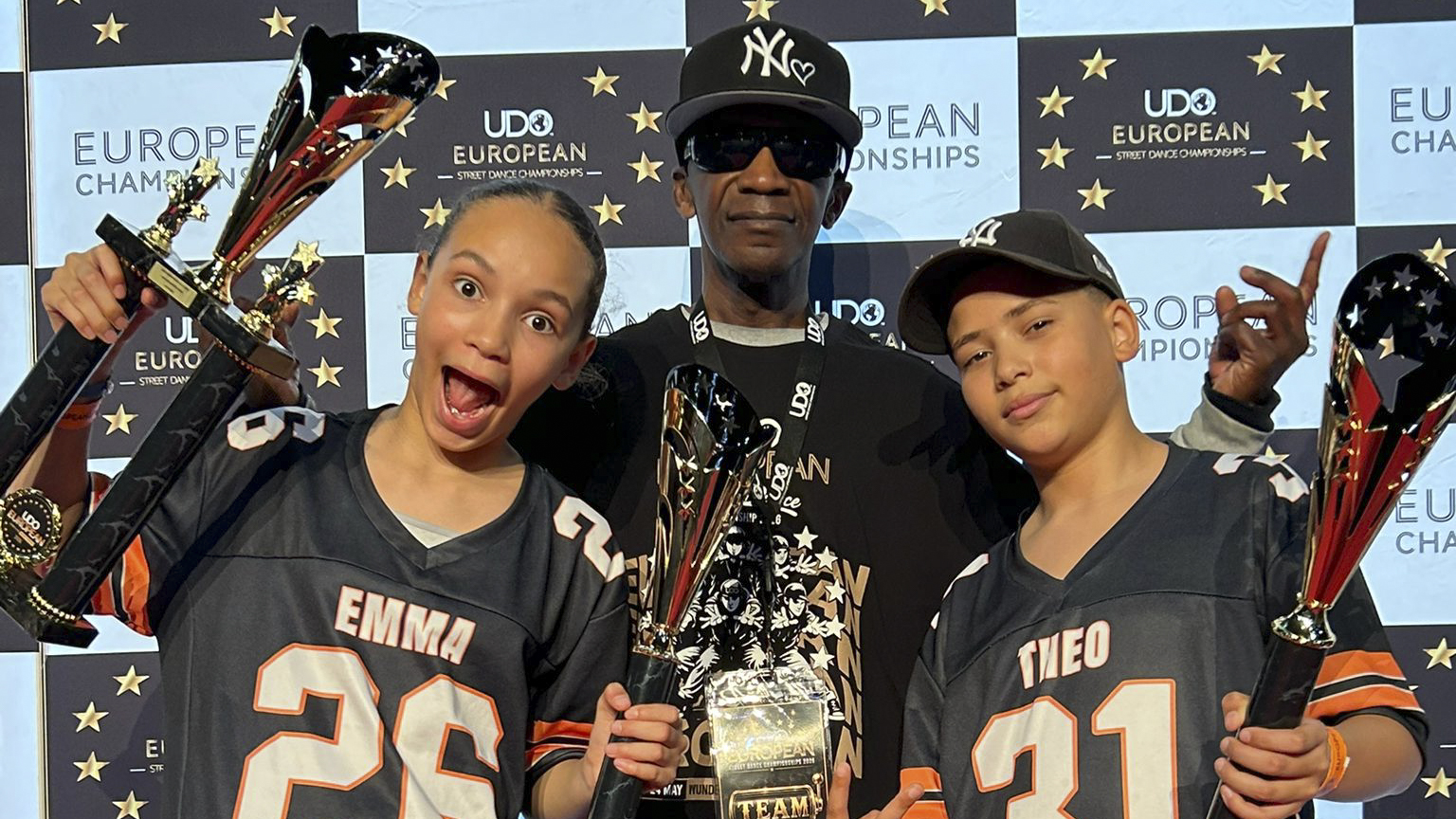 Emma_Theo_Pinger UDO‑Europameisterschaft 2026 Siegerehrung