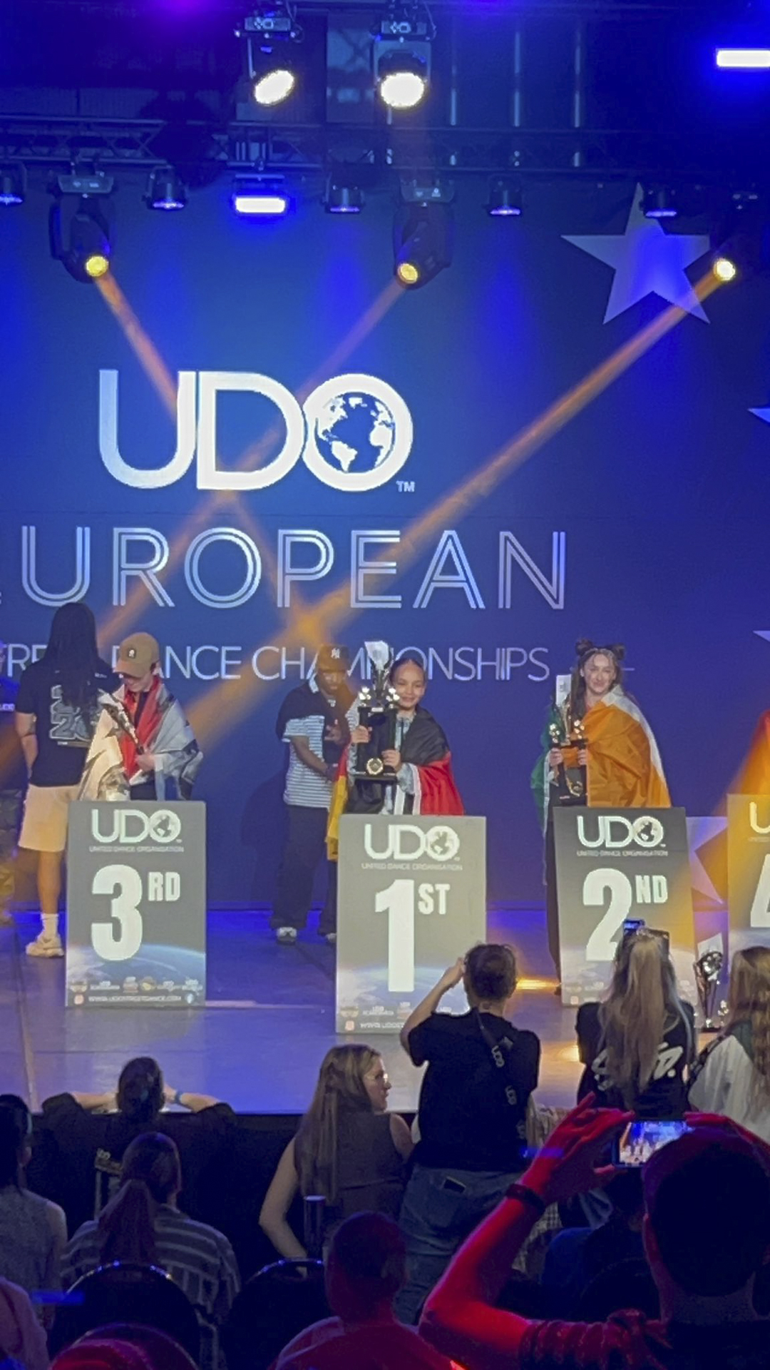 Emma_Pinger UDO‑Europameisterschaft 2026 Siegerehrung