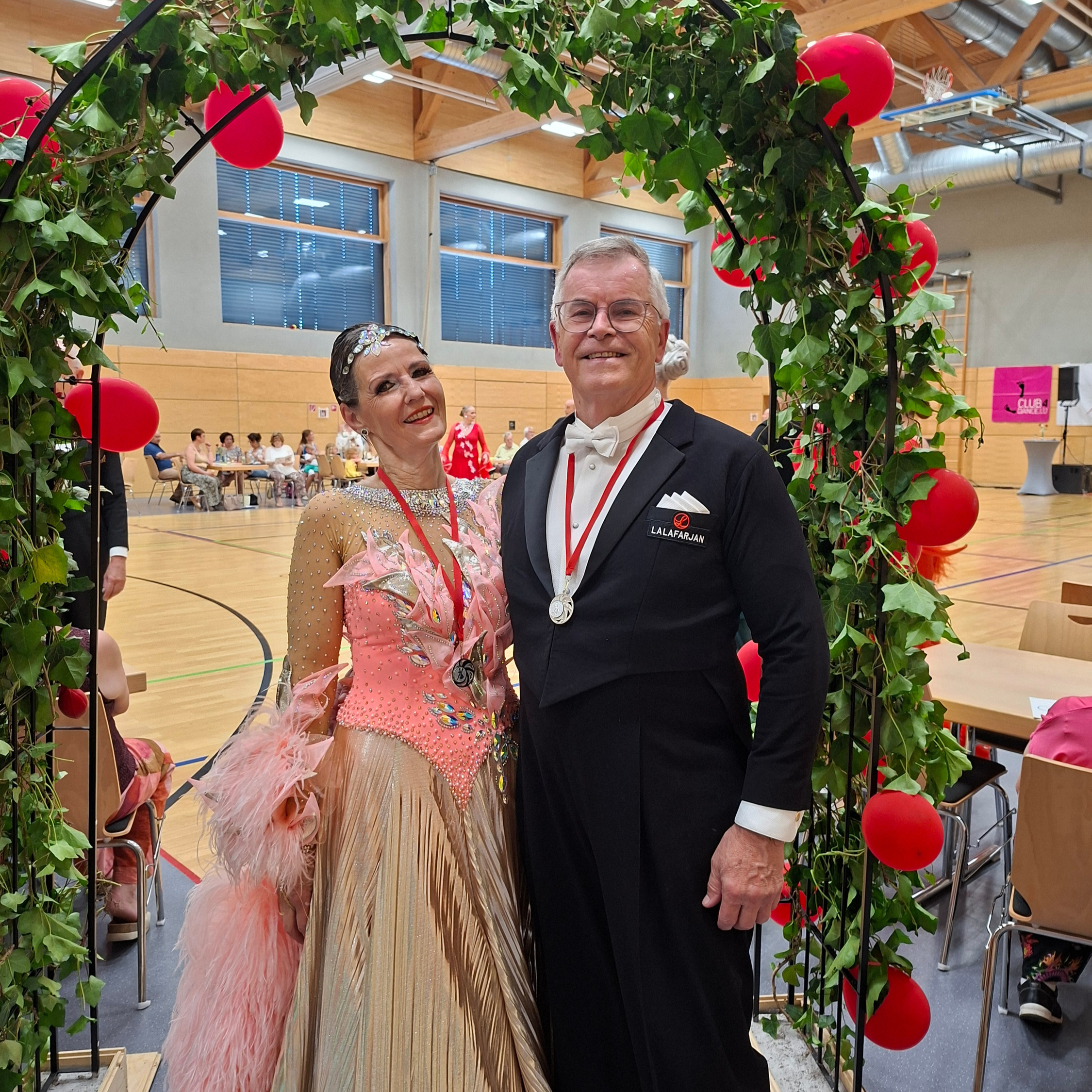 Claudia und Kurt Racké beim Einladungsturnier „Cherry Cup“ in Luxemburg