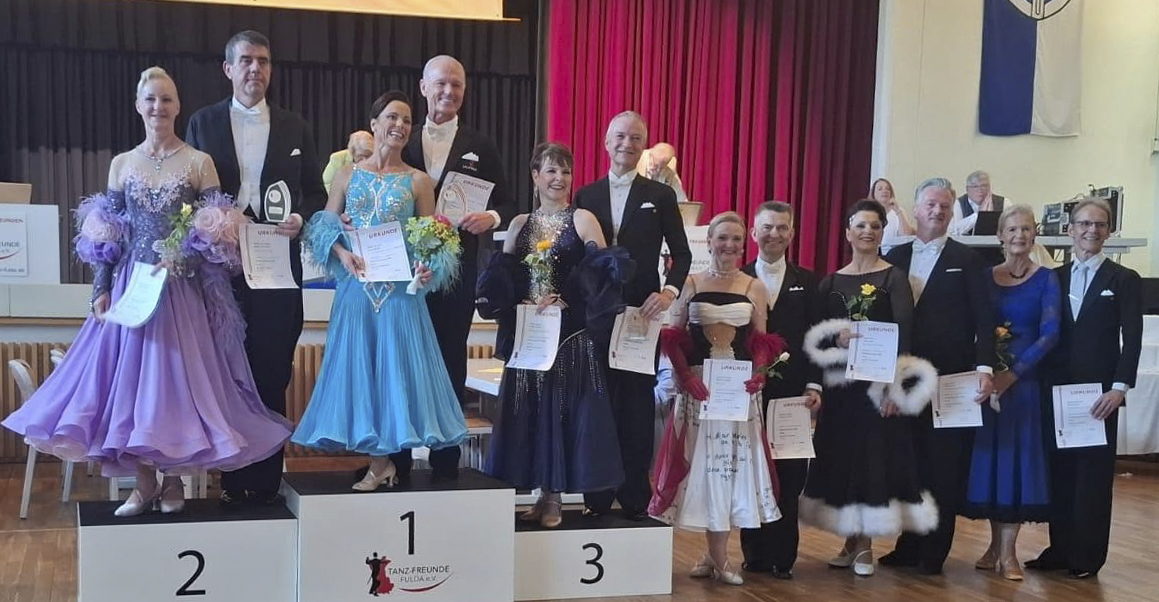 Sabine und Peter B&uuml;rgerbeim Osthessenpokal 2026 der Tanz-Freunde Fulda
