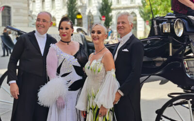 Vier Redoute-Paare beim Vienna Dance Concourse 2026